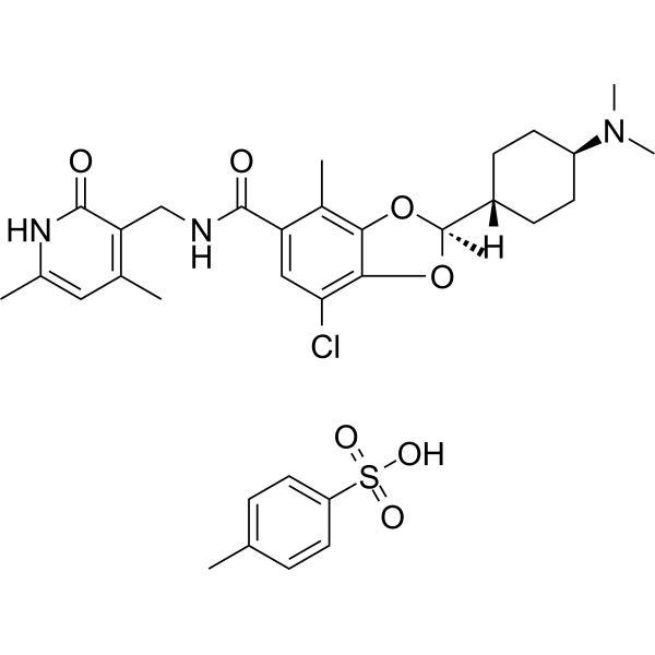 Valemetostat tosylate Structure